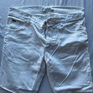 ZARA Straight fit - White Jeans